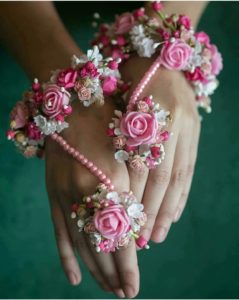 artificial flower jewelry