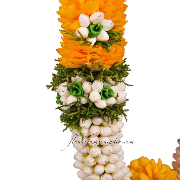 Jasmine Non Fragrance & Yellow Rose Garland Specification