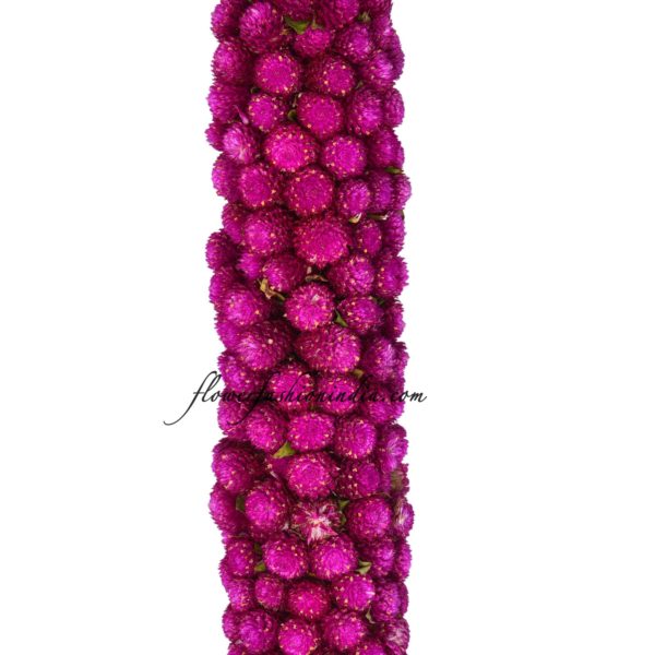 Sugandharaj & Rudraksh Garland With Golden Tissue Flowers Specification