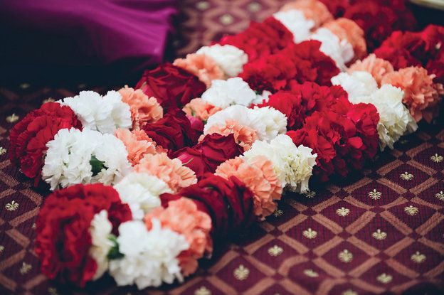 pastel carnation garland